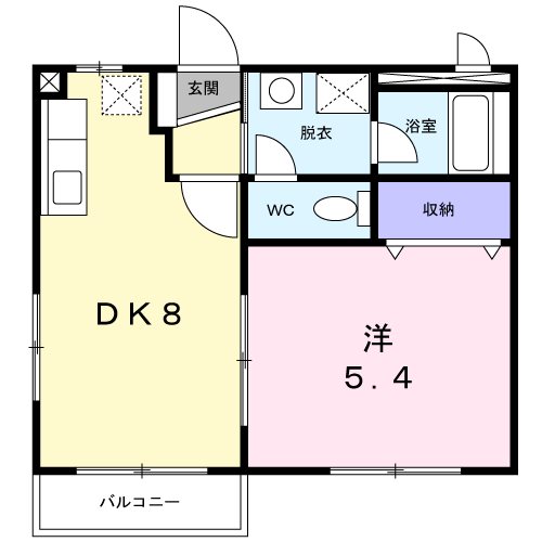 鹿児島県鹿児島市坂之上３丁目7-46 間取り