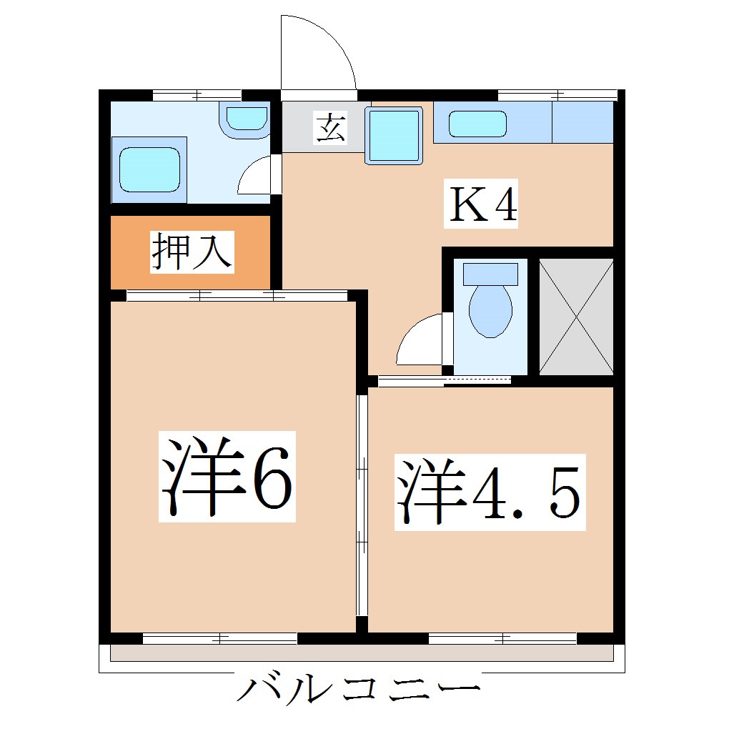 鹿児島県鹿児島市上荒田町 間取り