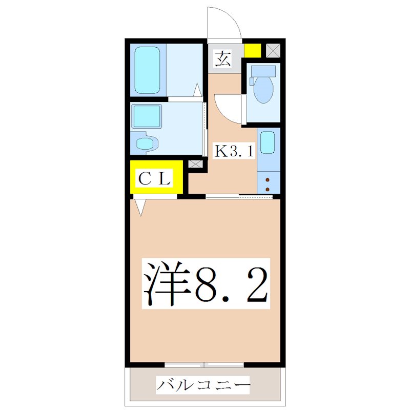 鹿児島県鹿児島市荒田２丁目 間取り