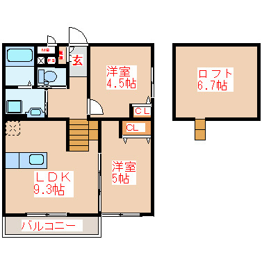 spazio東郷 間取り