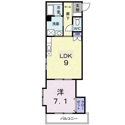 鹿児島県鹿児島市宇宿７丁目9-20 間取り