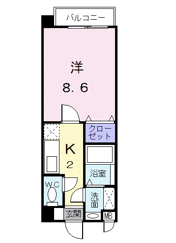 鹿児島県鹿児島市郡元町15-15 間取り
