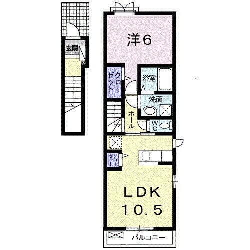 鹿児島県鹿児島市清和４丁目3-24 間取り