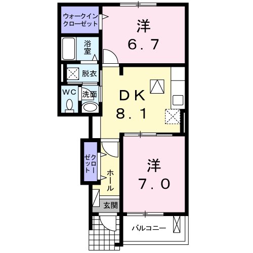 鹿児島県鹿児島市山田町1374-5 間取り