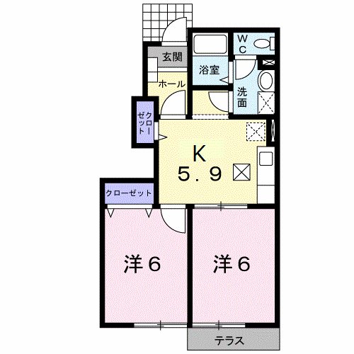 鹿児島県鹿児島市宇宿７丁目3-30 間取り