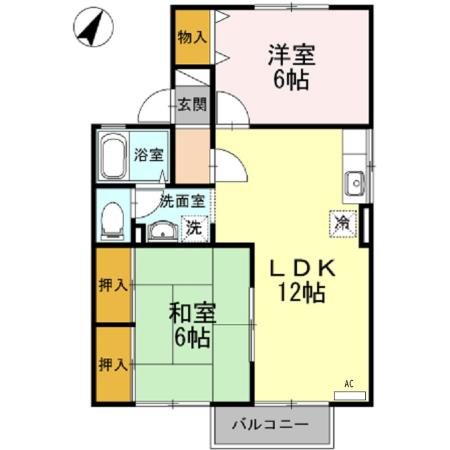 鹿児島県鹿児島市東谷山６丁目21-17 間取り