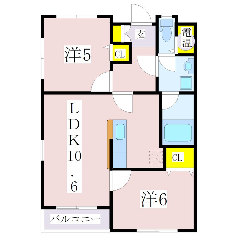 鹿児島県指宿市十町2267-1 間取り