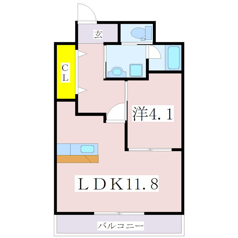 鹿児島県鹿児島市宇宿２丁目17-1 間取り