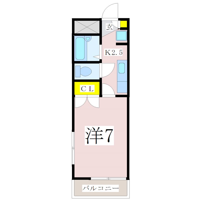 鹿児島県鹿児島市下竜尾町 間取り