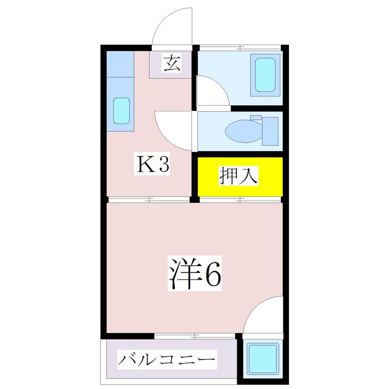 鹿児島県鹿児島市坂之上６丁目 間取り
