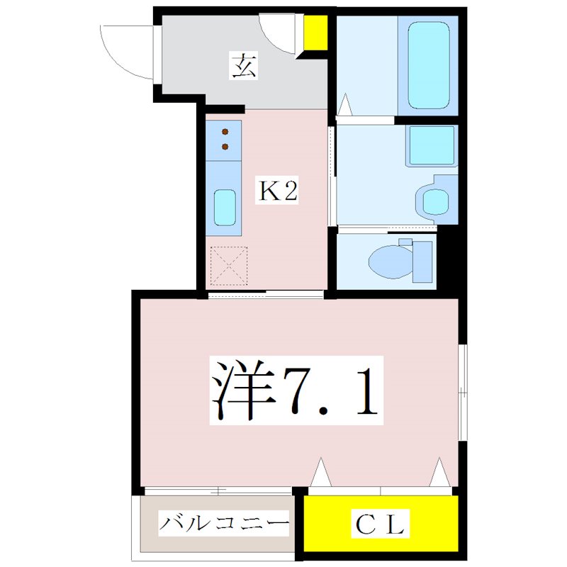 鹿児島県鹿児島市郡元１丁目14-1 間取り