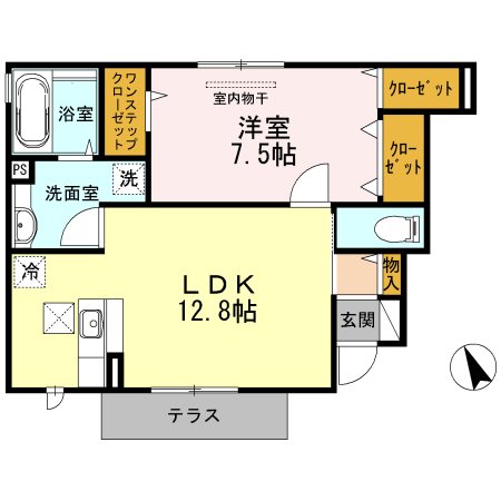 鹿児島県鹿児島市宇宿６丁目43-7 間取り