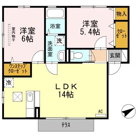 鹿児島県鹿児島市宇宿７丁目19-22 間取り