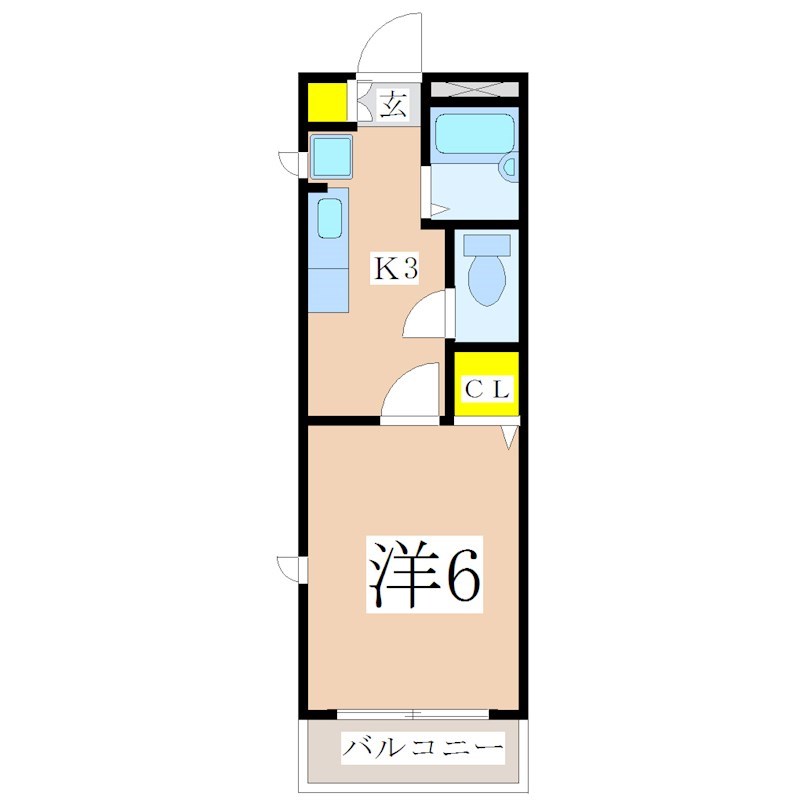 鹿児島県鹿児島市郡元町1-19 間取り