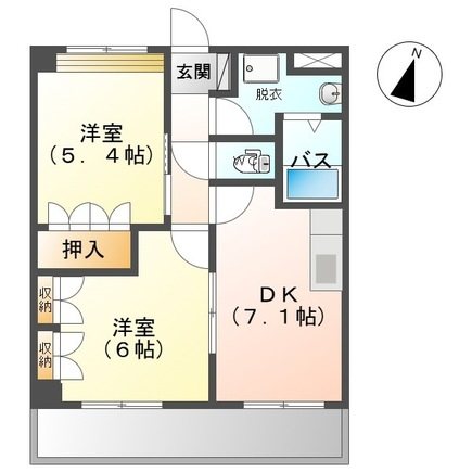 鹿児島県指宿市十町2268-2 間取り