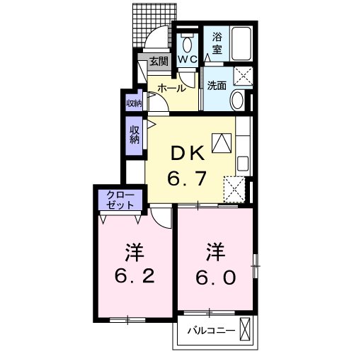 鹿児島県南さつま市加世田村原５丁目20-2 間取り