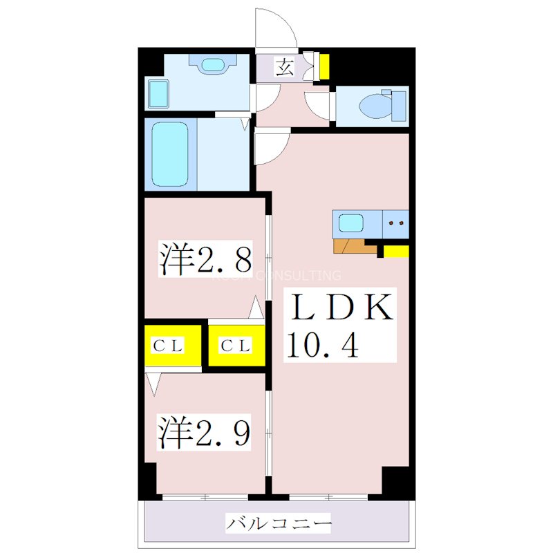 鹿児島県鹿児島市高麗町 間取り