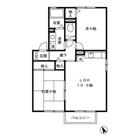 鹿児島県南さつま市加世田東本町20番1 間取り