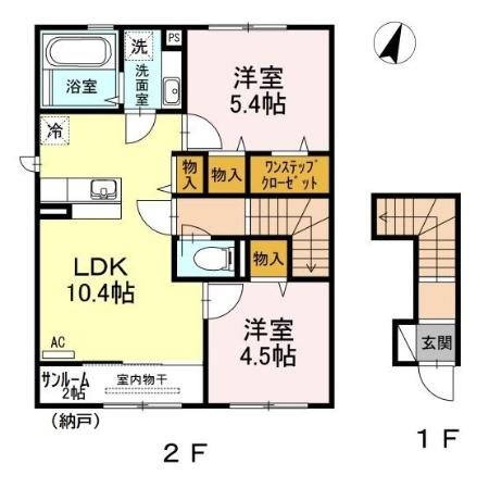 鹿児島県鹿児島市中山町22-1 間取り