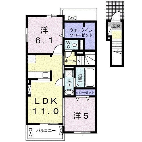 鹿児島県指宿市西方2204-6 間取り