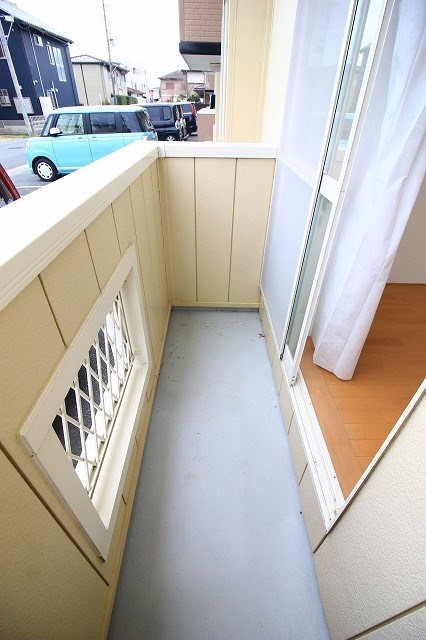 ハイツグリーンＢ ベランダ