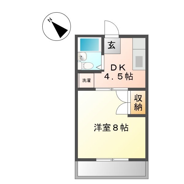 フルーツマンション 間取り図