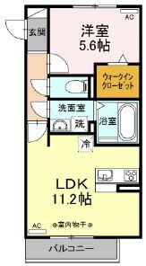 カーサ・ディ・ピーノ 301号室 間取り