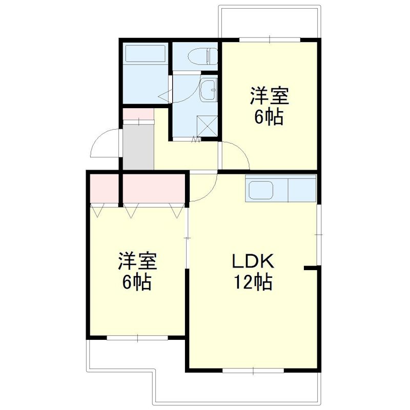 マンションフレンドシティ 301号室 間取り