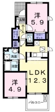 ブルーローズ 間取り