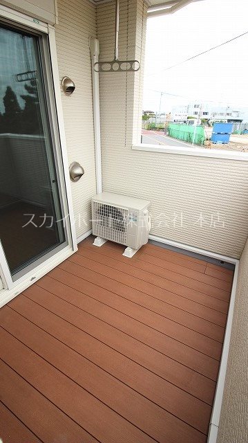 ブルーローズ ベランダ