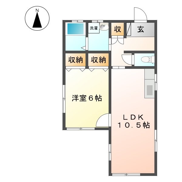 アリスとカンのいえ  間取り