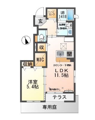 グランベルハウスB 間取り