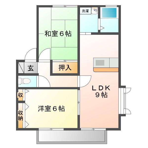 カサグランデ 101号室 間取り