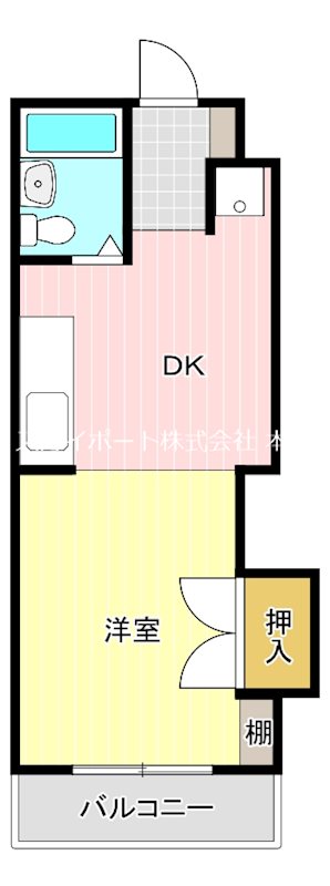 葵西BASE 36号室 間取り