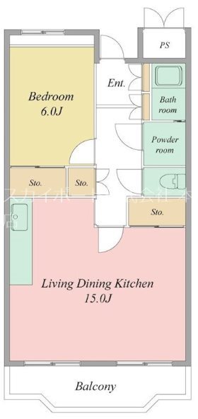 マンションアピカ 205号室 間取り