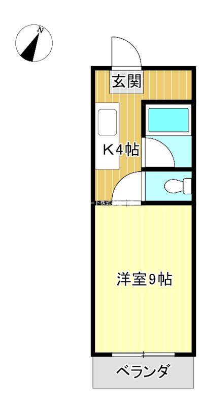 舘山寺ニューハイツ 202号室 間取り