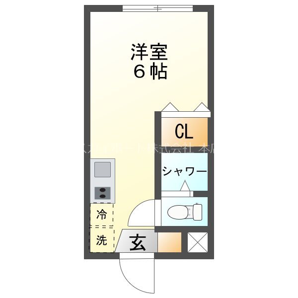 サンコーポネガタ 207号室 間取り