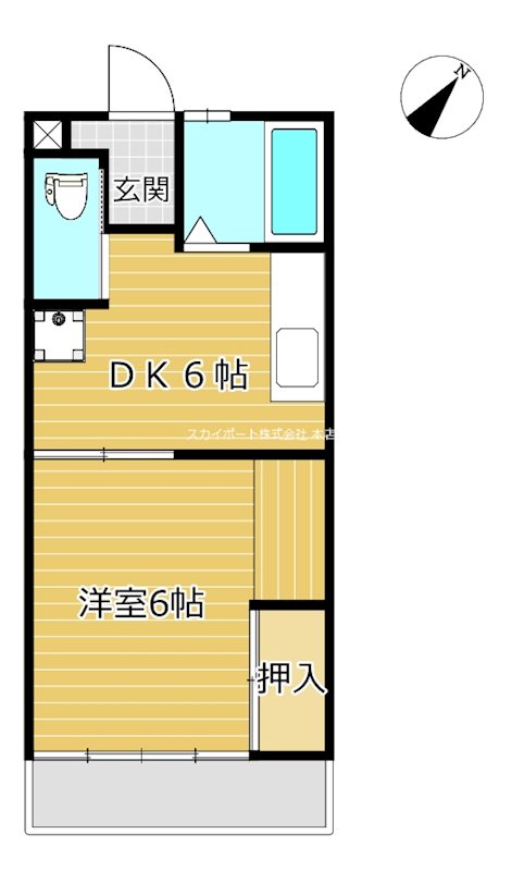 リバーサイドＡ 102号室 間取り
