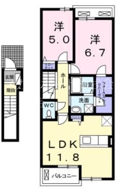 K's HarmonyⅡ 間取り