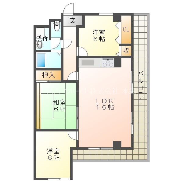 ドエル飛鳥 間取り図