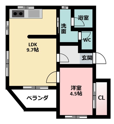 ベルガーデン 302号室 間取り