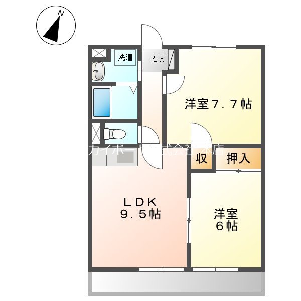 プルミエ 403号室 間取り