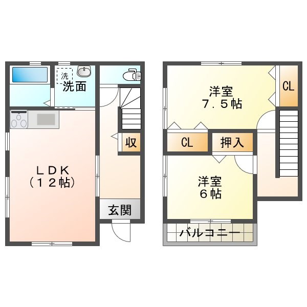 ソル・レヴェンテ 間取り図