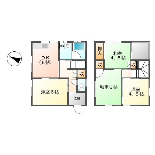 泉４丁目小澤様貸家 間取り