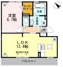 ラ　クラシオン 102号室 間取り