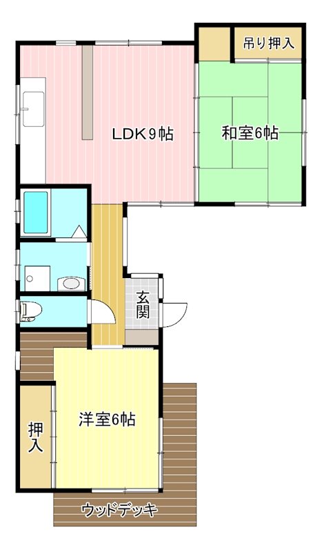 和合北貸家 間取り