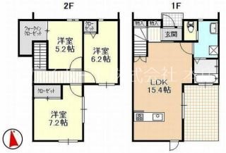 ルーラルハウス C号室 間取り