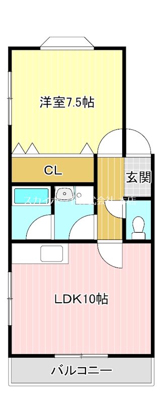 Mコープ 2-2号室 間取り
