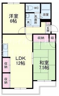 アネックス高丘Ⅰ 302号室 間取り