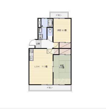 TAKI 205号室 間取り